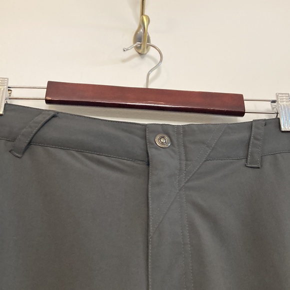 MEC Pants Mens 34 x 32 Gray Zip Pockets Straight Leg Drawcord Outdoor Camping - Picture 5 of 15